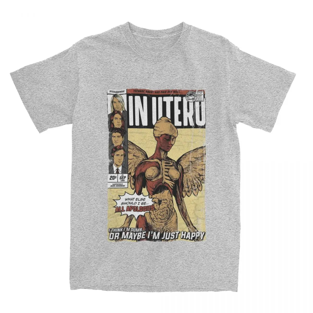 Nirvana In Utero Comic T-Shirt