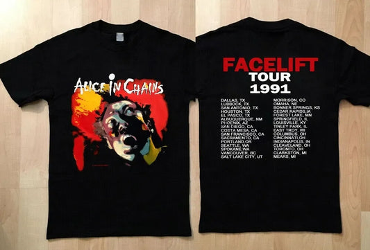 Alice in Chains Facelift 1991 Tour T-Shirt
