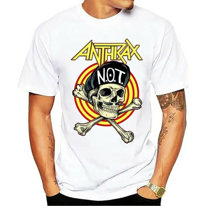Anthrax Not Man Skull T-Shirt