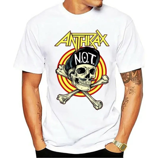 Anthrax Not Man Skull T-Shirt