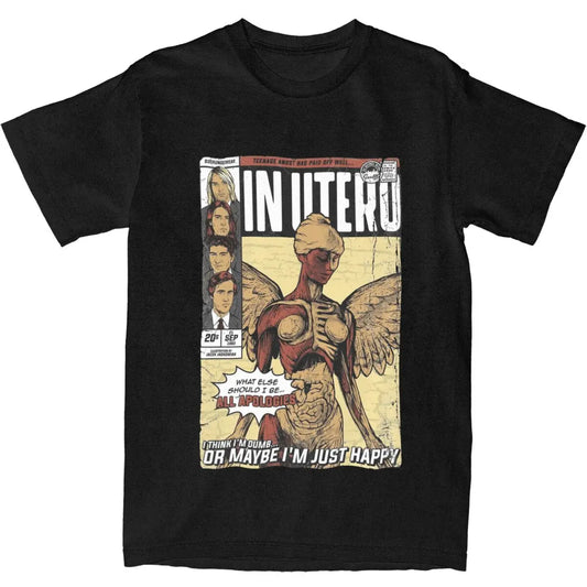 Nirvana In Utero Comic T-Shirt