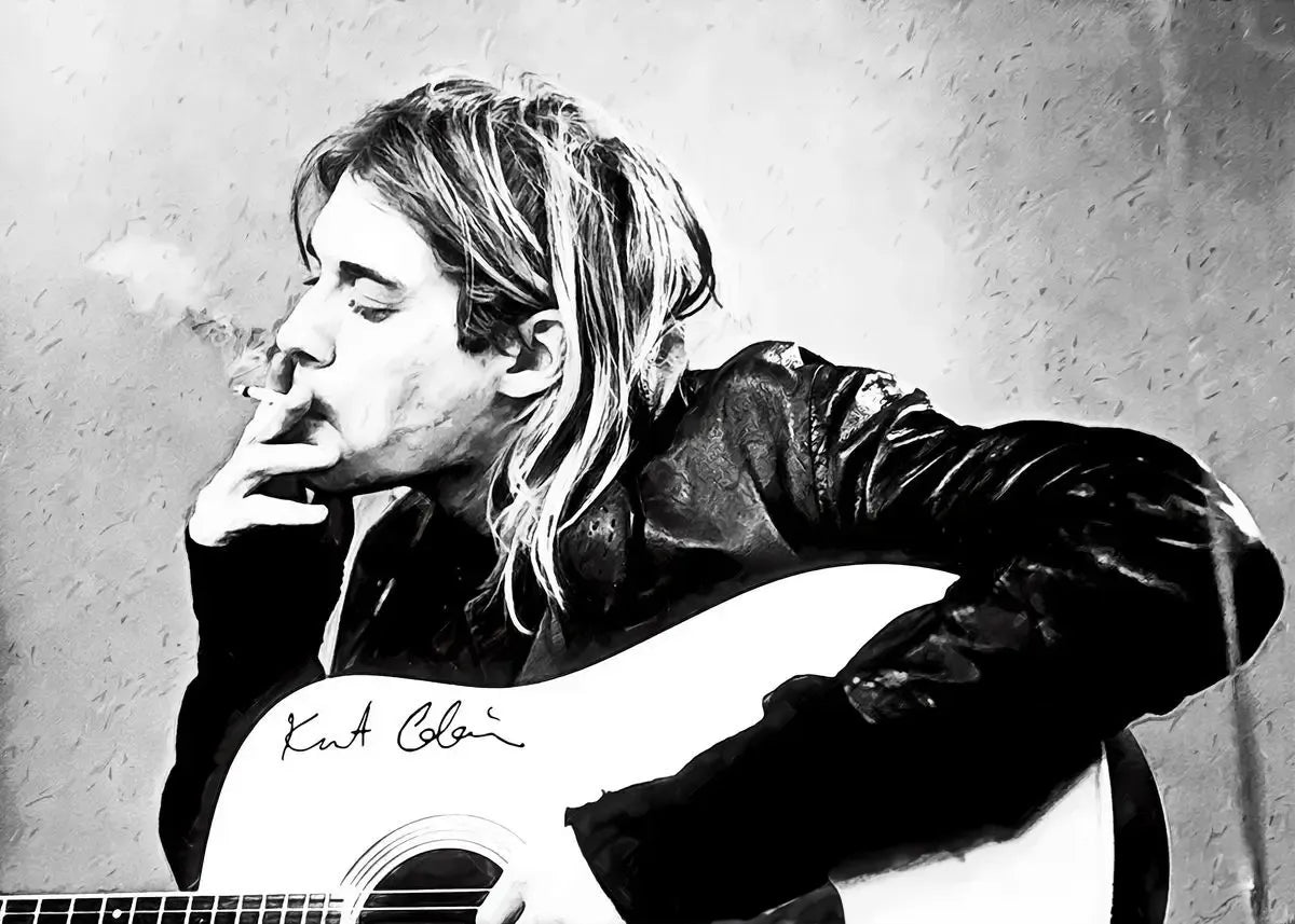 Nirvana Kurt Cobain Wall Prints