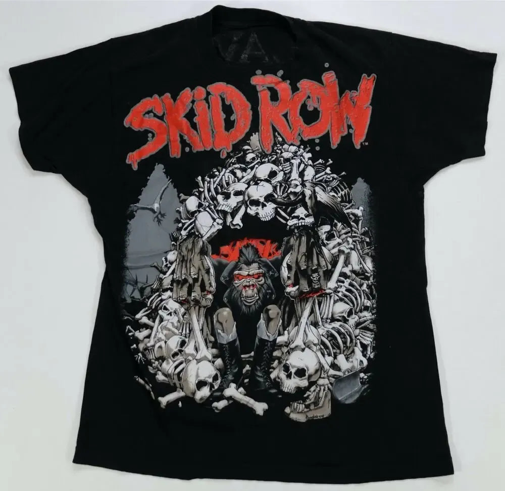 Skid Row Monkey Business Black T-Shirt