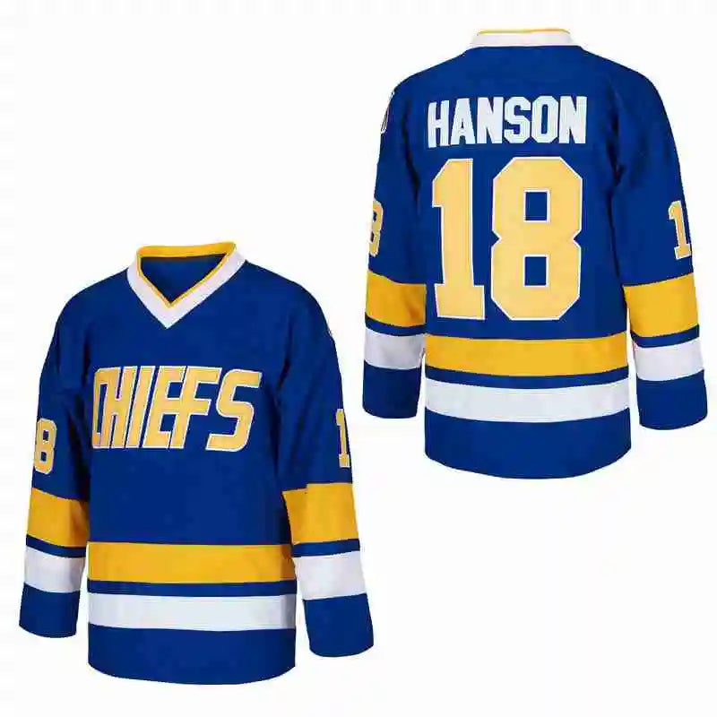 Hanson Brothers - Charlestown Chiefs Hockey Jerseys