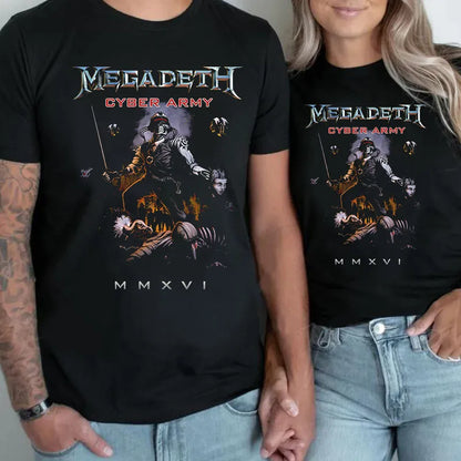 Megadeth Cyber Army 2016 T-Shirt