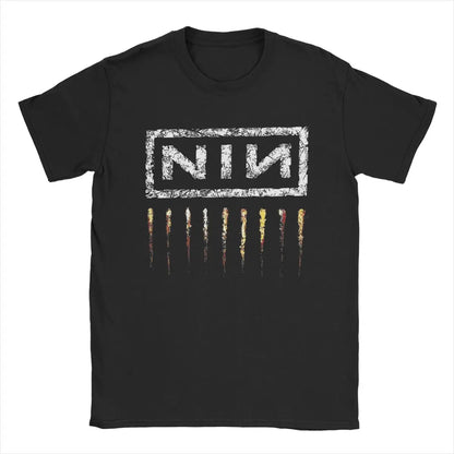 Nine Inch Nails Classic NIN Logo Black T-Shirt
