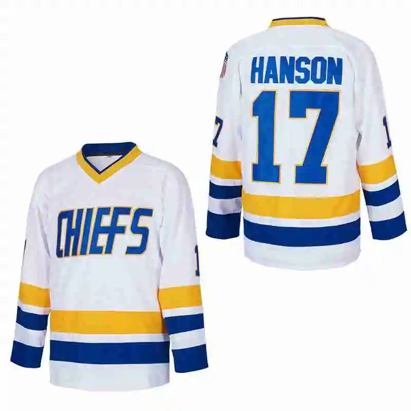 Hanson Brothers - Charlestown Chiefs Hockey Jerseys